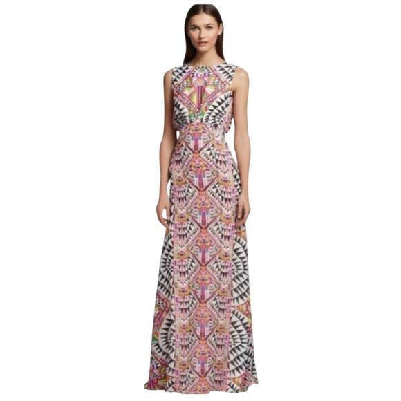 Mara Hoffman Women’s multicolor maxi dress, back keyhole, empire waist, 0 - Picture 2 of 12